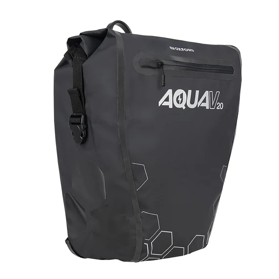 Packtasche Oxford Aqua V 20 Einzel-QR-Verschluss Schwarz