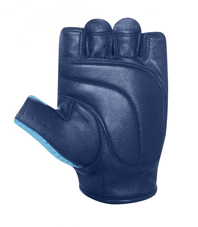 CHIBA Pure Nature - Radhandschuhe türkis/marine, Größe M, Retro-Design