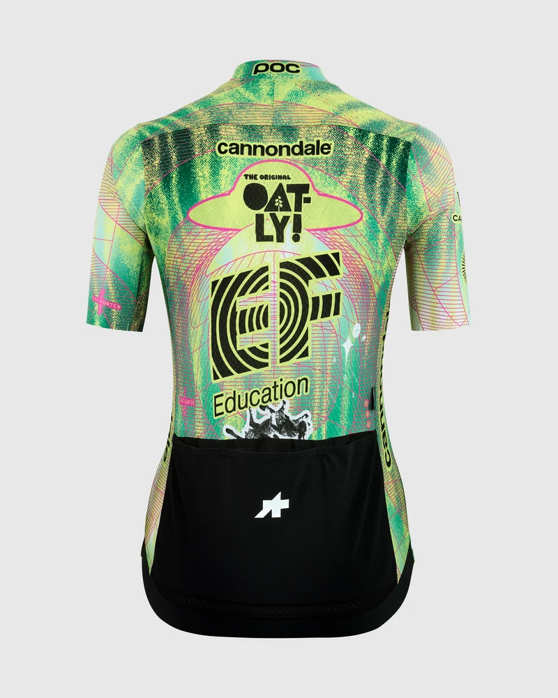 Assos UMA GT S11 EVO EF Close Encounter Kurzarmtrikot Damen Alien Green
