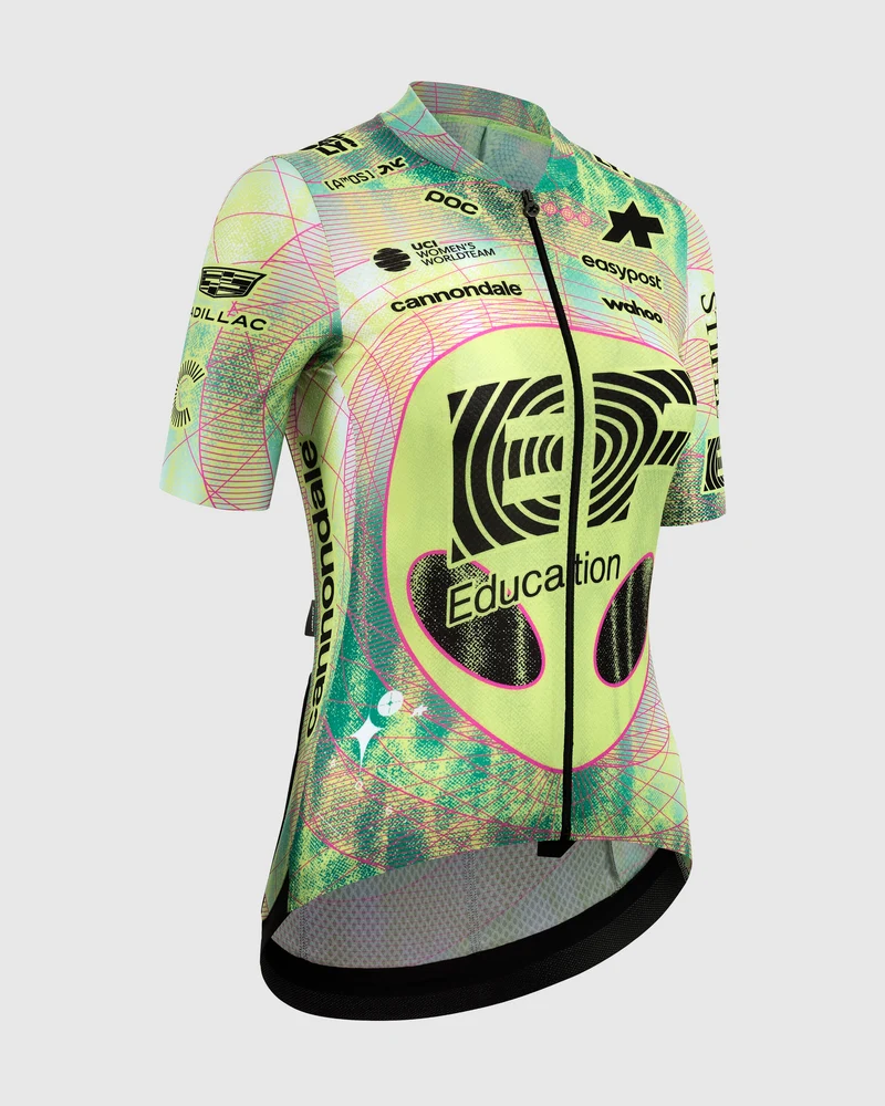 Assos UMA GT S11 EVO EF Close Encounter Kurzarmtrikot Damen Alien Green