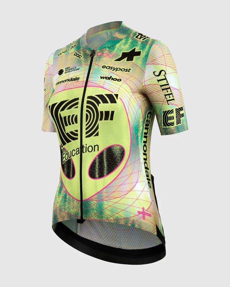 Assos UMA GT S11 EVO EF Close Encounter Kurzarmtrikot Damen Alien Green