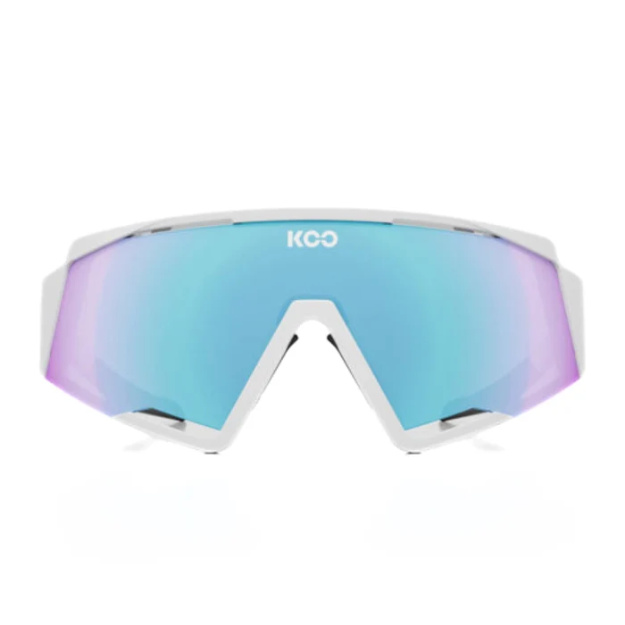 Koo Spectro Sonnenbrille Weiß/Türkis