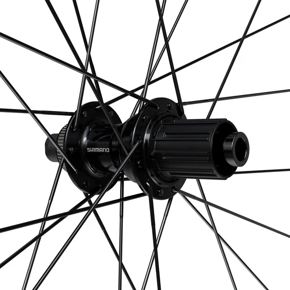 Hinterrad Shimano Gravel RX180 12s Scheibenbremse Center Lock Schwarz