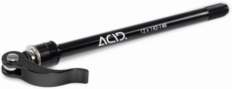 Acid Steckachse für Fahrradanhänger M12x1.0 142-148 mm black