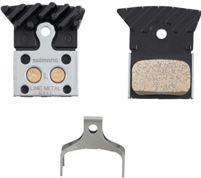 Shimano L04C Metall mit Kühlrippen Scheibenbremsbeläge 1 Paar