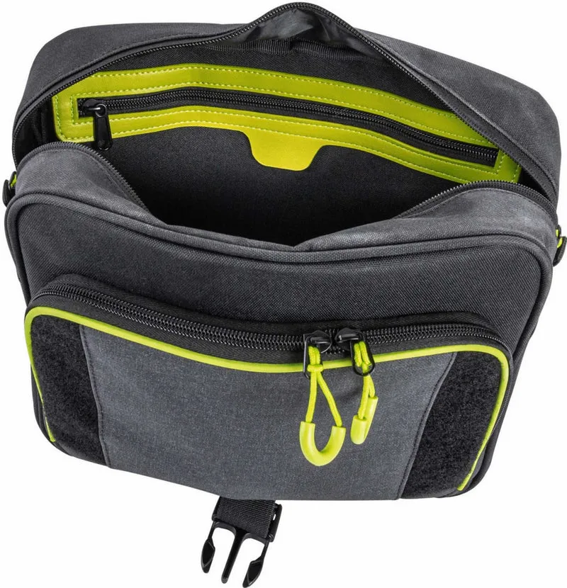 QIO Mattis Lenkertasche schwarz/anthrazit 8 L
