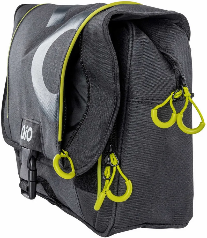QIO Mattis Lenkertasche schwarz/anthrazit 8 L