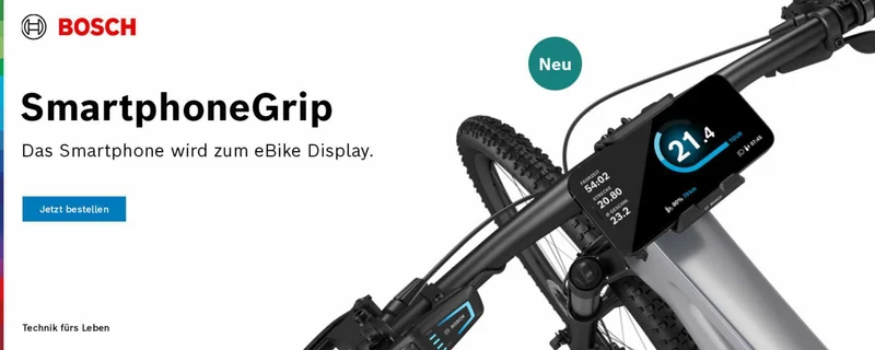 Bosch SmartphoneGrip Smartphone-Halter für smartes System schwarz
