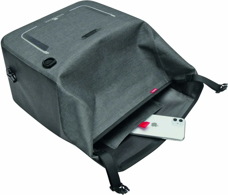 KLICKfix Lightpack Max Waterproof Lenkertasche grau 10 L