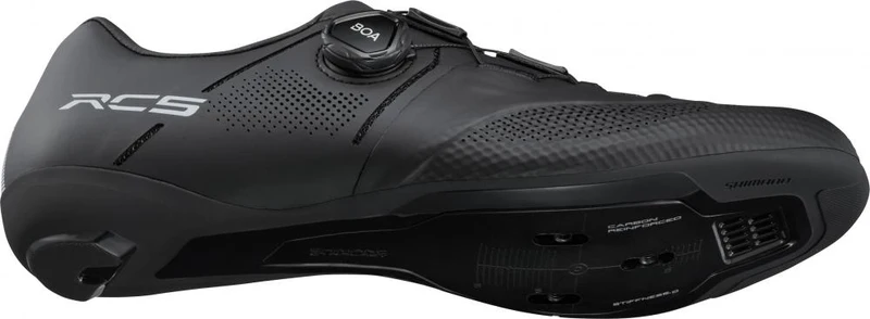 SHIMANO Fahrradschuhe RC503 Road SPD-SL Herren/Damen Größe 48 breit, Schwarz