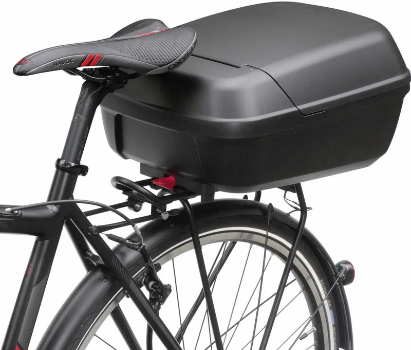Klickfix Citybox für Racktime schwarz