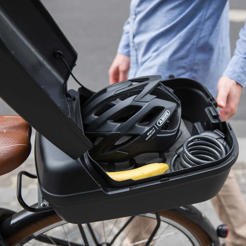 Klickfix Citybox für Racktime schwarz