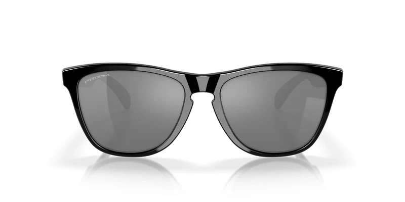 Frogskins Sonnenbrille Oakley Schwarz Glänzend Lens Prizm Schwarz