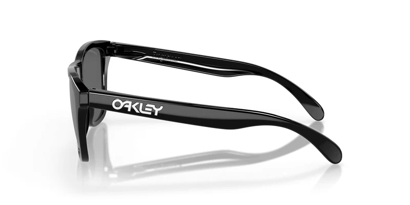 Frogskins Sonnenbrille Oakley Schwarz Glänzend Lens Prizm Schwarz