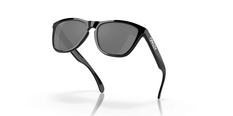 Frogskins Sonnenbrille Oakley Schwarz Glänzend Lens Prizm Schwarz