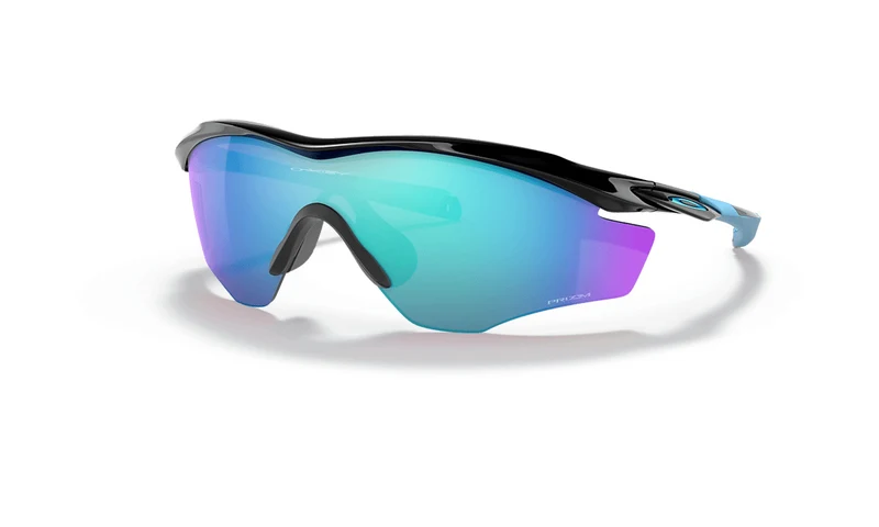 M2 Frame XL Origins Collection Sonnenbrille Oakley Polished Schwarz Lens Prizm Sapphire