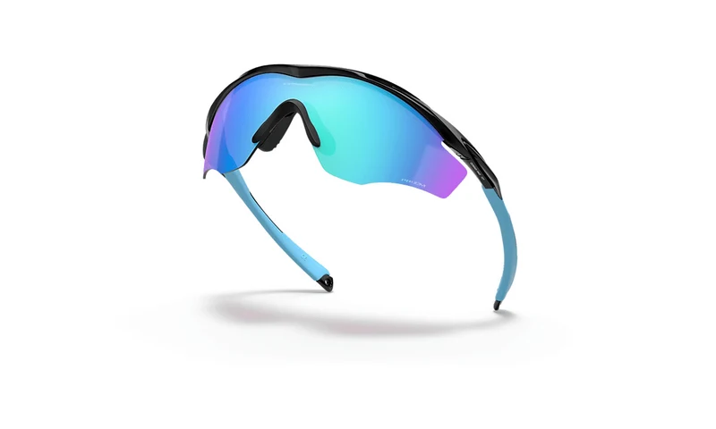 M2 Frame XL Origins Collection Sonnenbrille Oakley Polished Schwarz Lens Prizm Sapphire