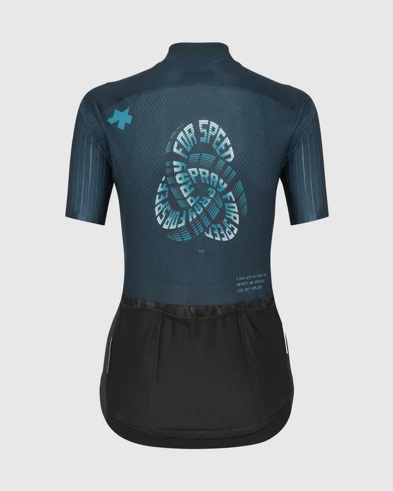 Assos Dyora RS S11 X Safa Brian Kurzarmtrikot Damen Impossible Green