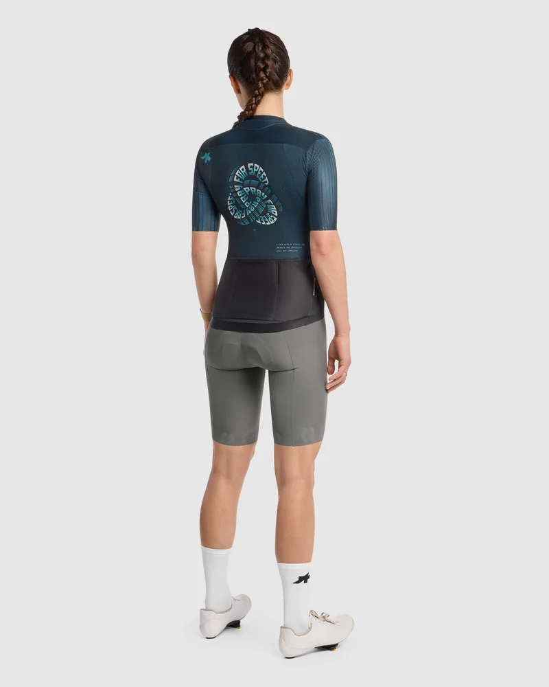 Assos Dyora RS S11 X Safa Brian Kurzarmtrikot Damen Impossible Green