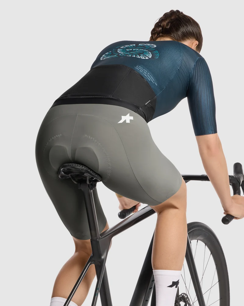Assos Dyora RS S11 X Safa Brian Kurzarmtrikot Damen Impossible Green