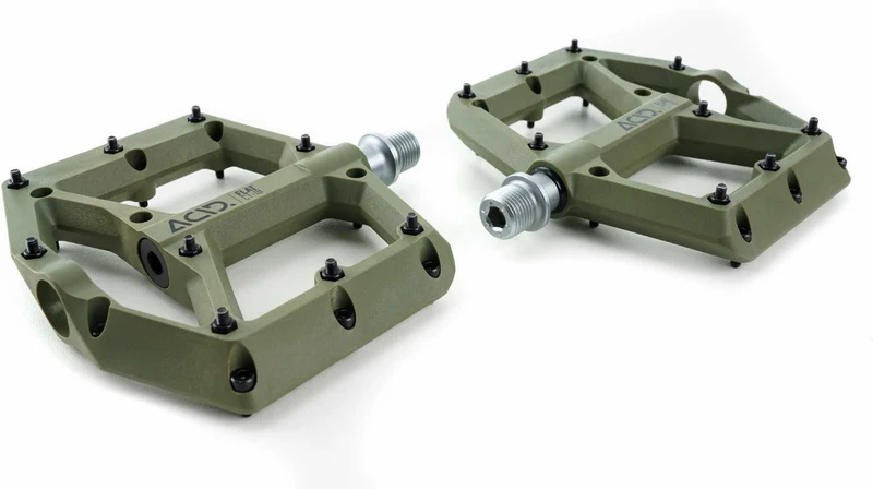 Acid Pedale FLAT C1-IB olive green 115 x 100 x 19 mm