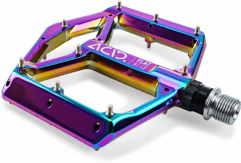 Acid Pedale FLAT A1-CB oil slick 115 x 100 x 18 mm