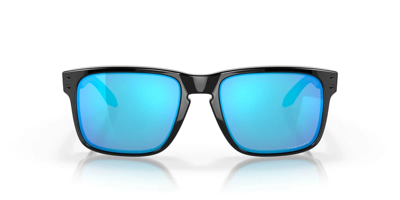 Holbrook Sonnenbrille Oakley Polished Schwarz Lens Prizm Sapphire