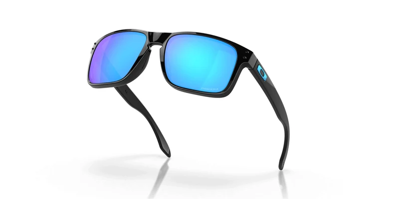 Holbrook Sonnenbrille Oakley Polished Schwarz Lens Prizm Sapphire