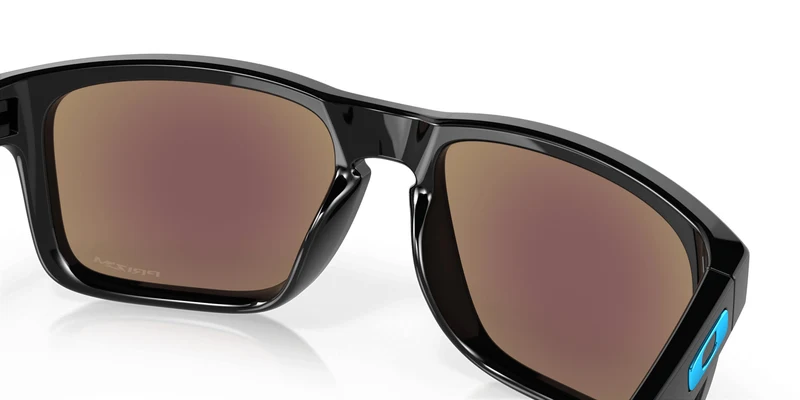 Holbrook Sonnenbrille Oakley Polished Schwarz Lens Prizm Sapphire