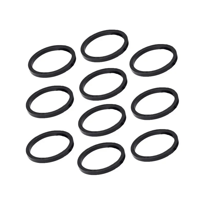 Steuersatz-Spacer Set Deda 1-1/8 3mm 10 Stück Aluminium Schwarz