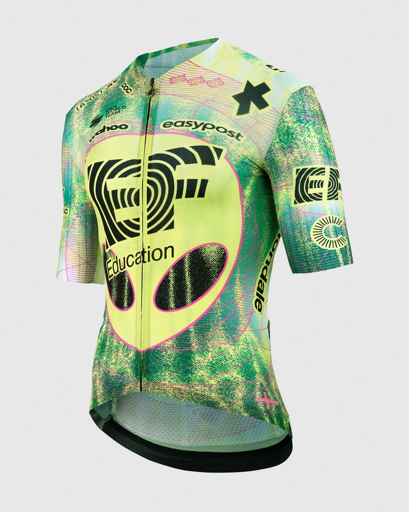Assos Equipe RS S11 EF Close Encounter Kurzarmtrikot Herren Alien Green