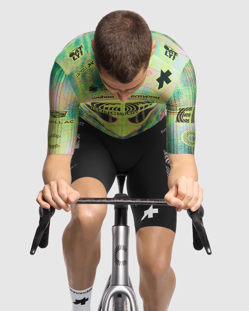 Assos Equipe RS S11 EF Close Encounter Kurzarmtrikot Herren Alien Green