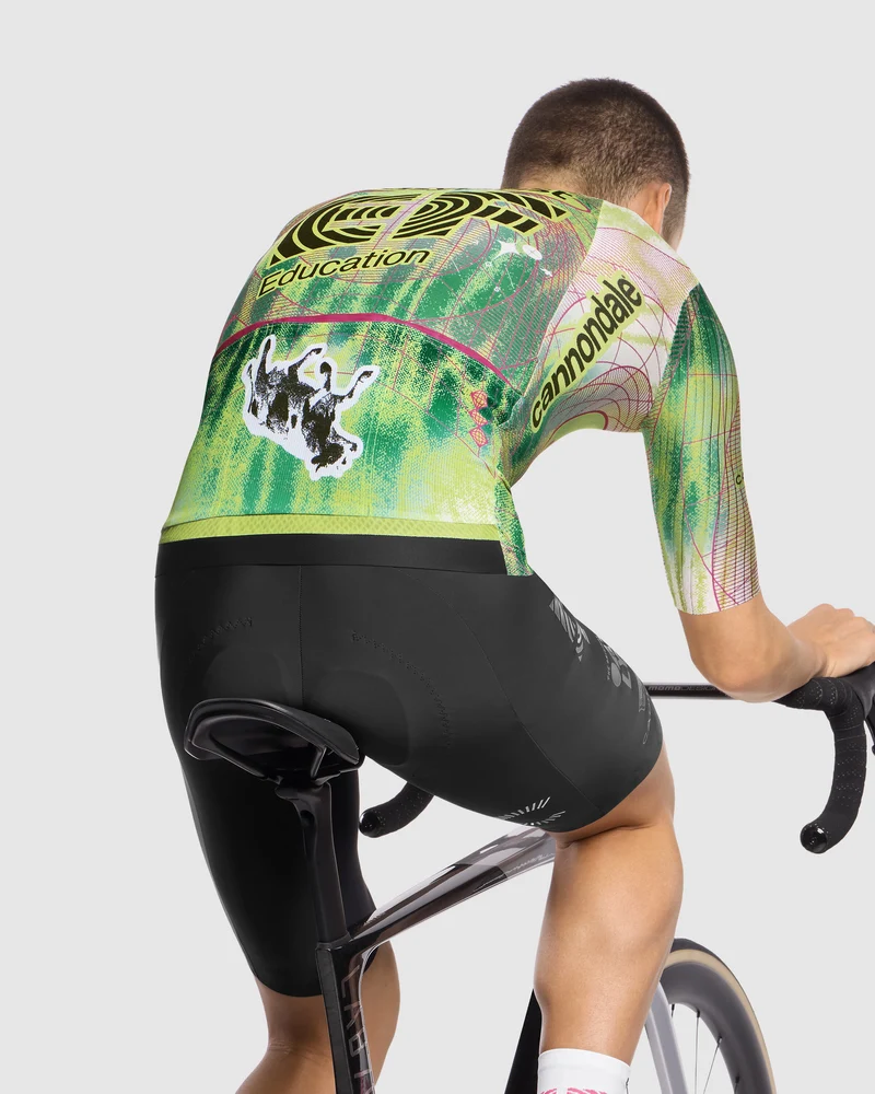 Assos Equipe RS S11 EF Close Encounter Kurzarmtrikot Herren Alien Green
