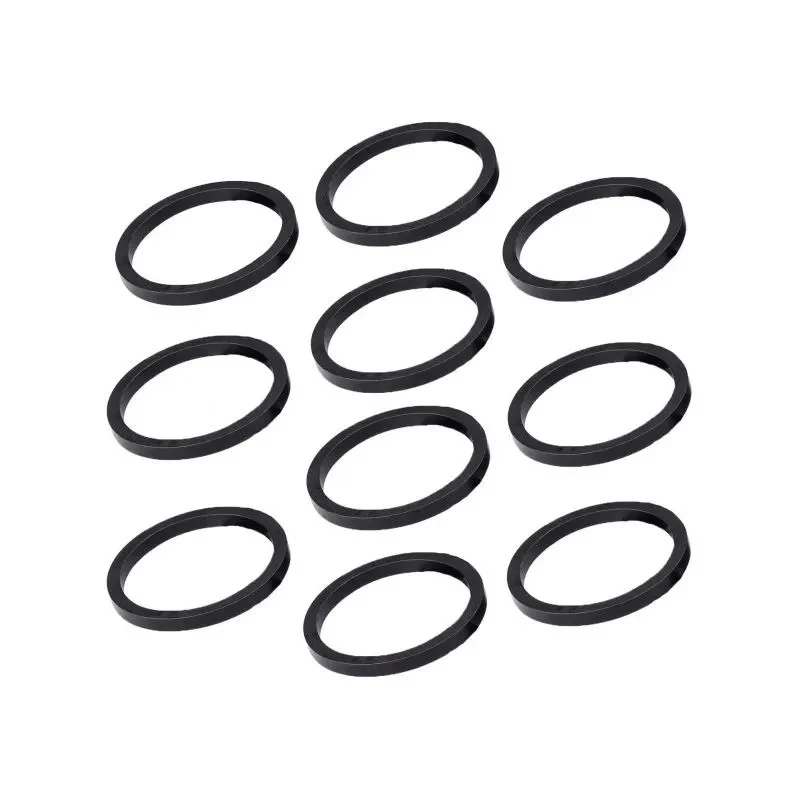 Steuersatz-Spacer Set Deda 1-1/8 5mm 10 Stück Aluminium Schwarz