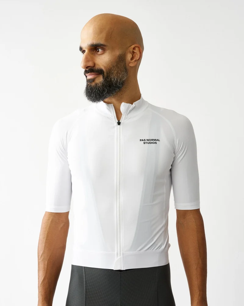 Pas Normal Studios Essential Kurzarm Trikot Herren Weiß