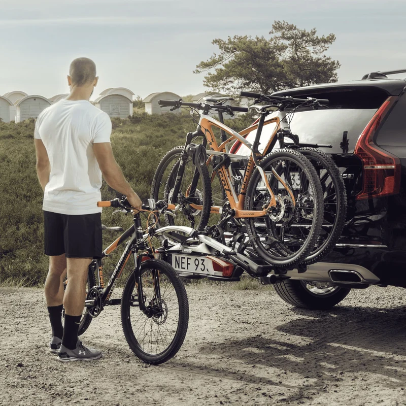 Thule Velocompact Anhängerkupplungs-Fahrradträger 3-Fahrräder 13 Pin