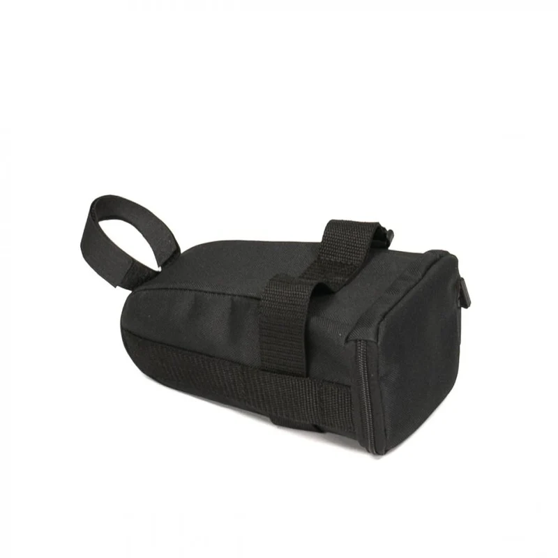Haberland Tasche für Schlosskette mit Schloss- schwarz - sichere & formstabile Satteltasche