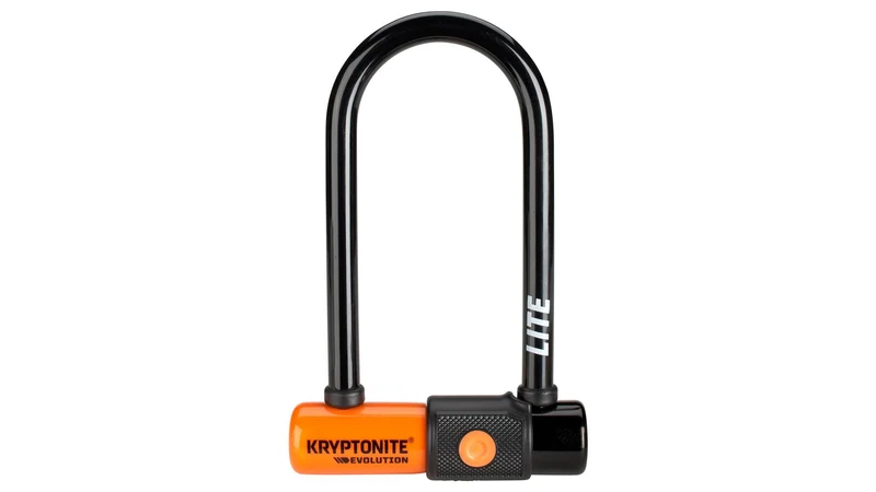 Kryptonite Evolution Lite Mini-6 Bügelschloss orange/schwarz