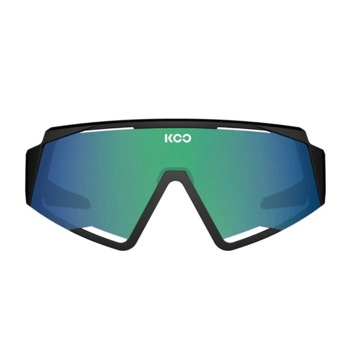 Koo Spectro Sonnenbrille Schwarz Matt/Grün