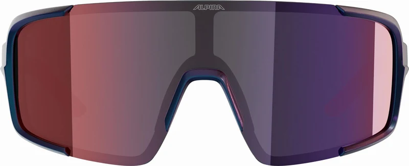 Alpina Lumin Sportbrille black-purple matt/mirror pink one size
