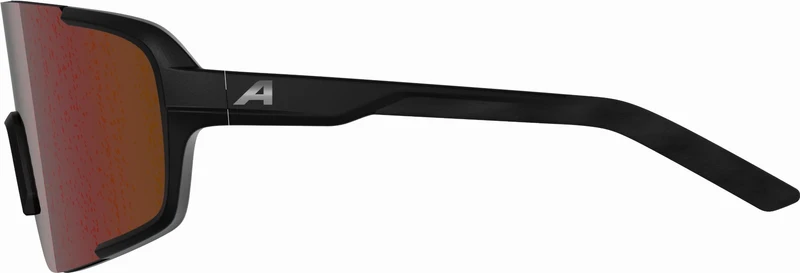 Alpina Lumin Sportbrille black matt/mirror red one size