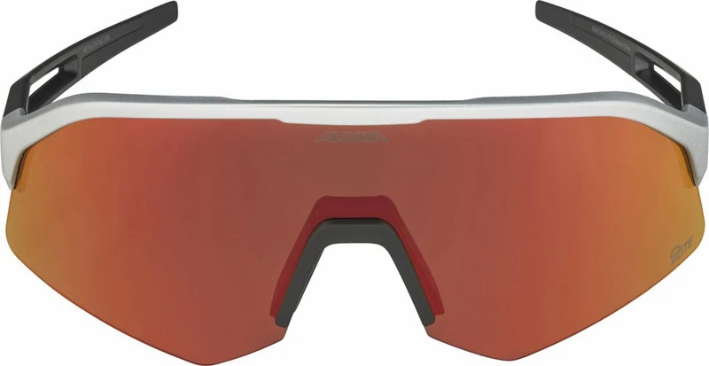 Alpina Sonic HR Q-Lite Sportbrille aluminium/mirror red one size