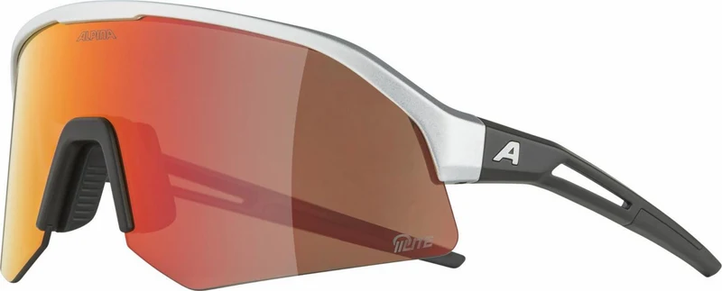 Alpina Sonic HR Q-Lite Sportbrille aluminium/mirror red one size