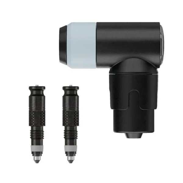 Schwalbe Umrüstkit Tubeless-Ventil auf Schwalbe Clik Valve Pumpenkopf Schwarz