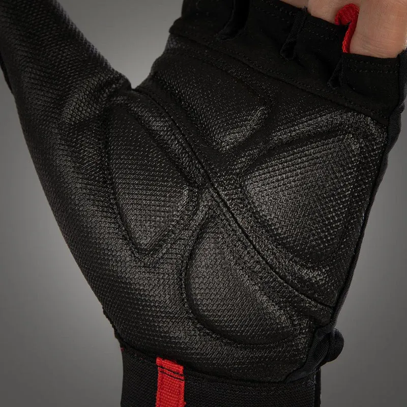 CHIBA Argon Premium II - Radhandschuhe XL schwarz mit Gelpolster & Aramidschutz