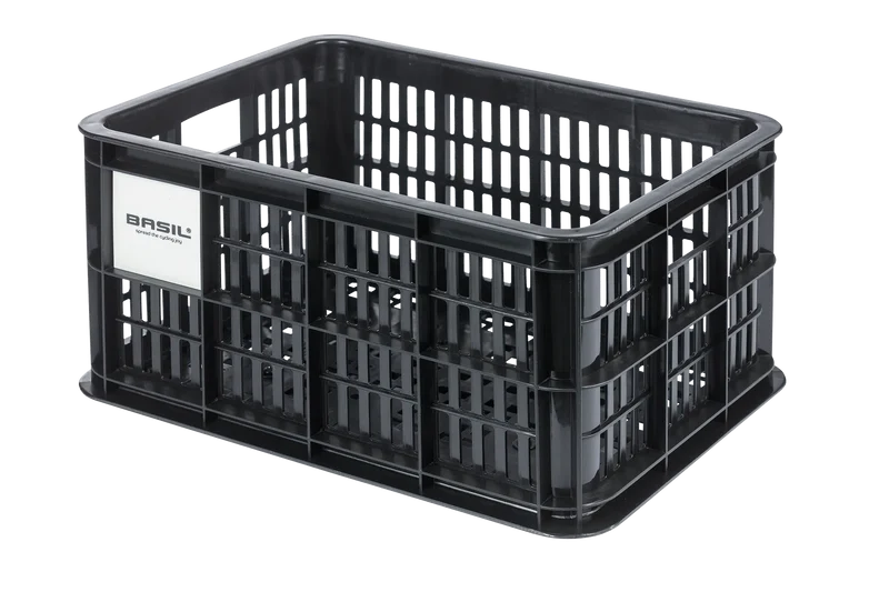 Basil Crate S MIK 2.0 Kunststoff-Fahrradkasten schwarz 17,5 L