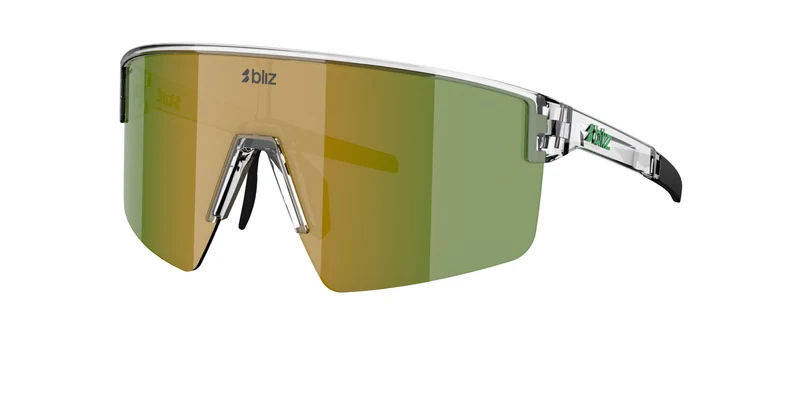 Bliz Sonnenbrille P004/Weiß Transparent/Grün