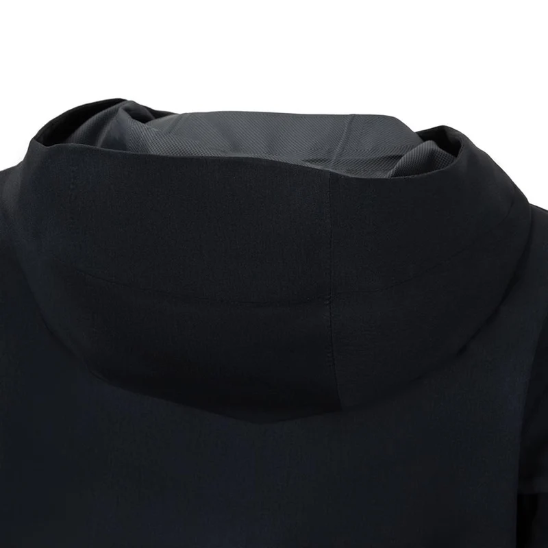 CHIBA Rainjacket Damen - wasserdicht, winddicht, atmungsaktiv, reflektierendes Logo, Größe S, schwarz