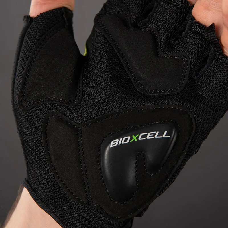 CHIBA BioXCell Air - Radhandschuhe XS neongelb mit BioXCell Gelpolsterung