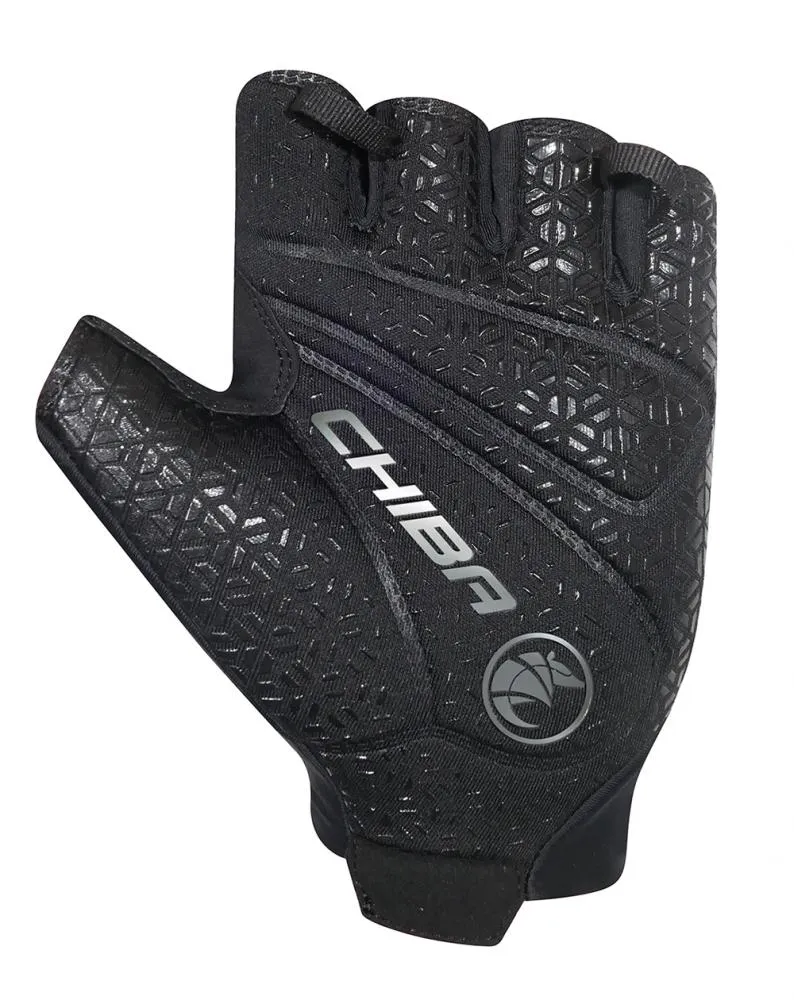 CHIBA Pure Race II - Radhandschuhe schwarz, Größe L, atmungsaktiv, leicht, ohne Klett